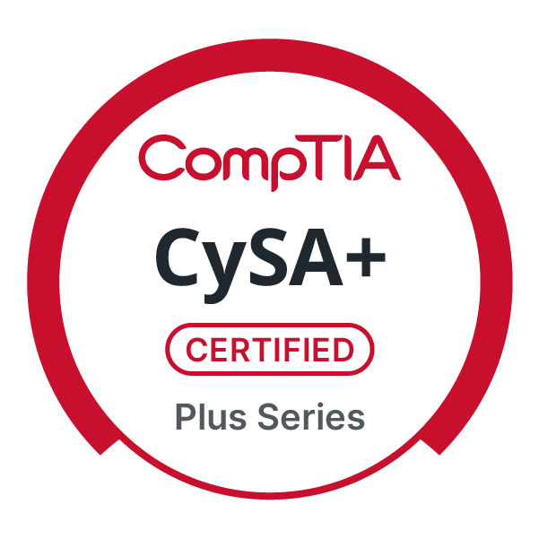 Cybersecurity Analyst (CySA+) badge